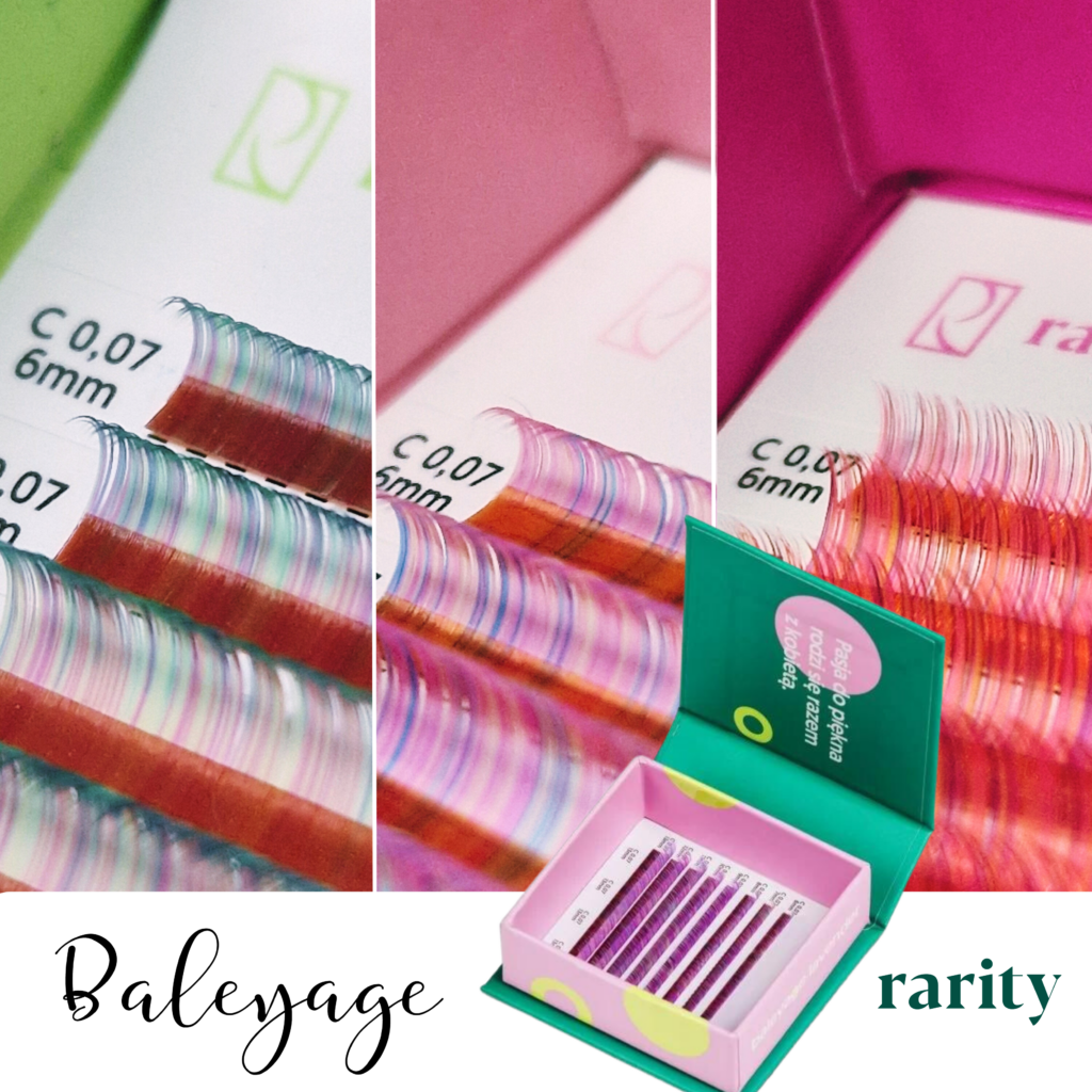 Rzęsy kolorowe Baleyage Rarity - Pimp My Lashes